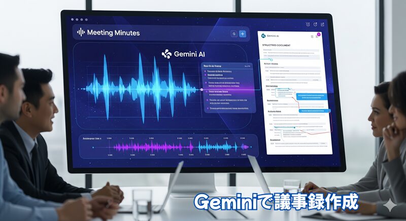 Geminiで議事録作成
