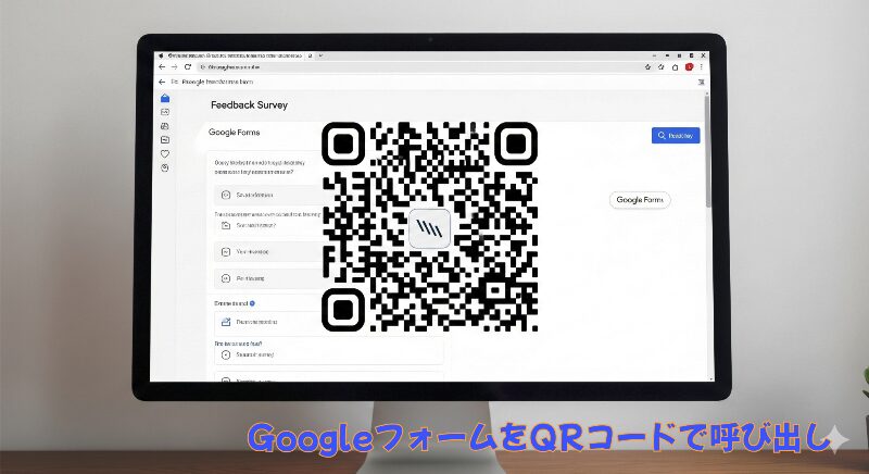 GoogleフォームをQRコードで呼び出し